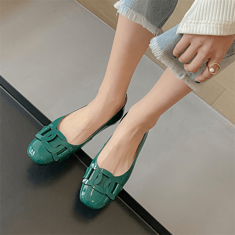 USS Shoes Eliana Women's Patent Leather Flat Shoes