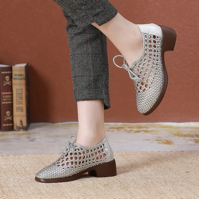 USS Shoes Eloisa Women's Casual Hollow Breathable Sandals - Luxuryurbanwear