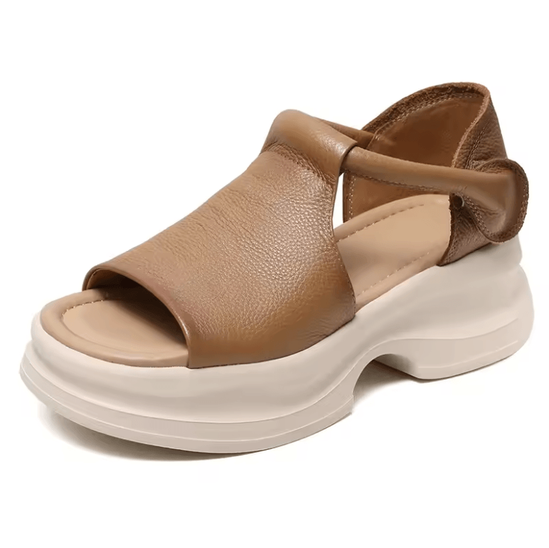 USS Shoes Eloisa Women's Hook & Loop Leather Sandals