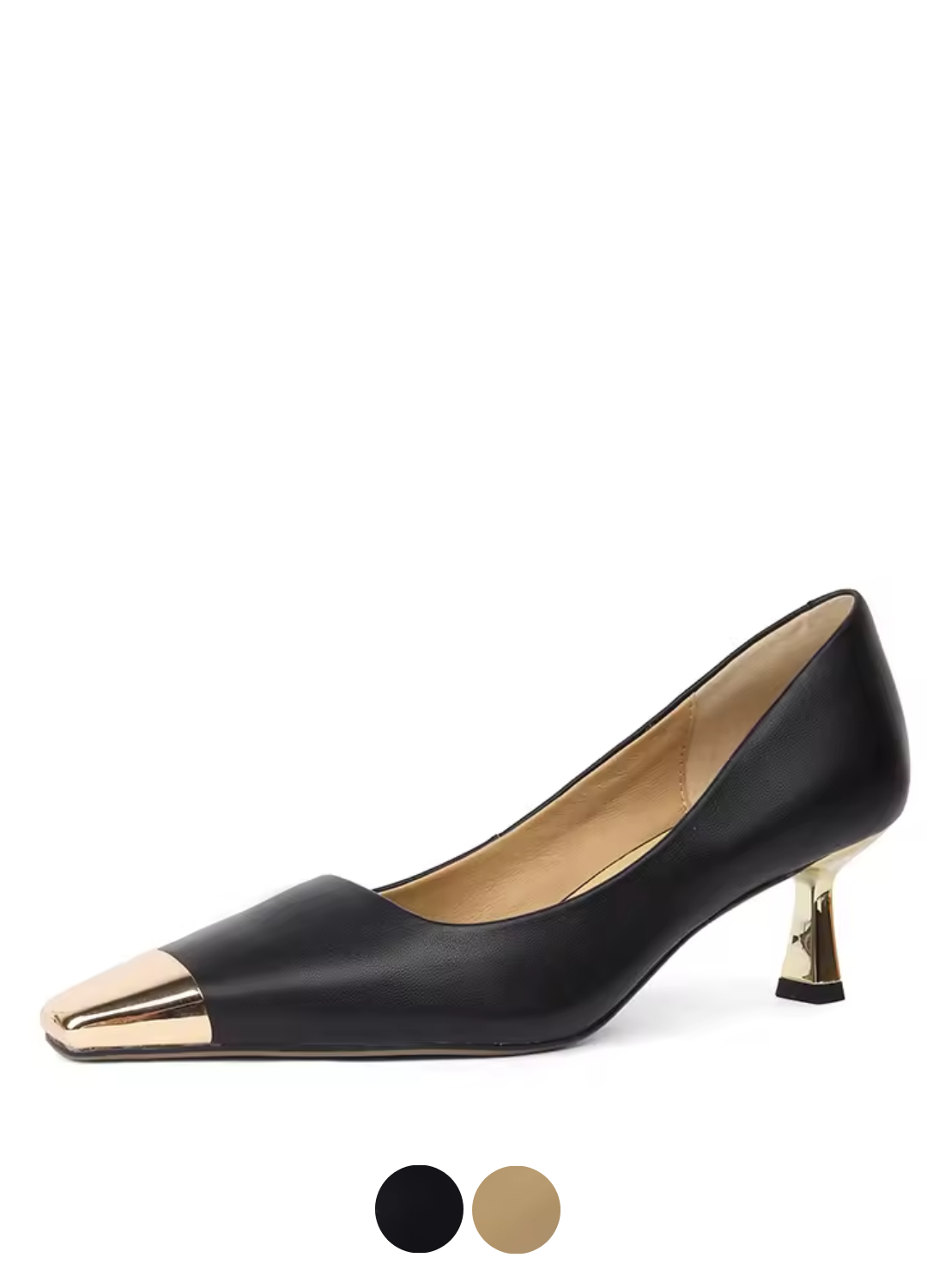 USS Shoes Eloisa Women's Metal Pointed Elegant Pumps - Luxuryurbanwear