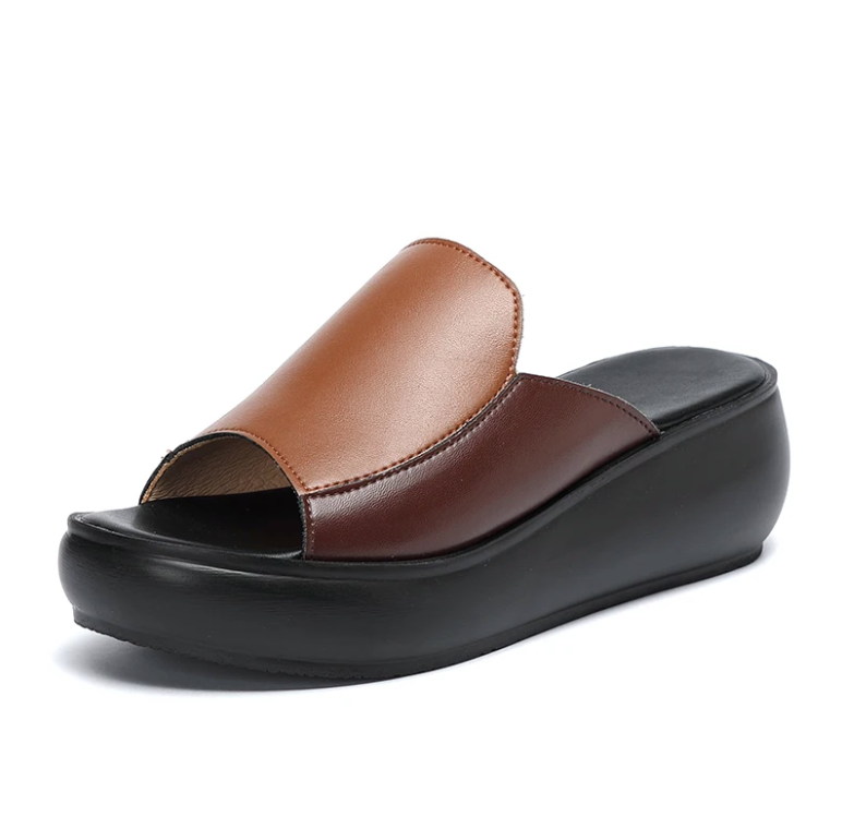 USS Shoes Eloisa Women's Platform Soft Slides - Luxuryurbanwear