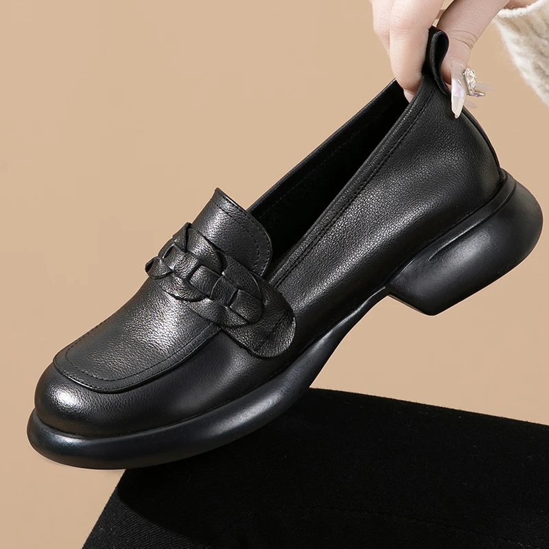 USS Shoes Elsa Women's Leather Loafers - Luxuryurbanwear