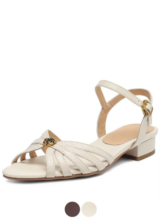 USS Shoes Elsa Women's Leather Open Toed Sandals - Luxuryurbanwear