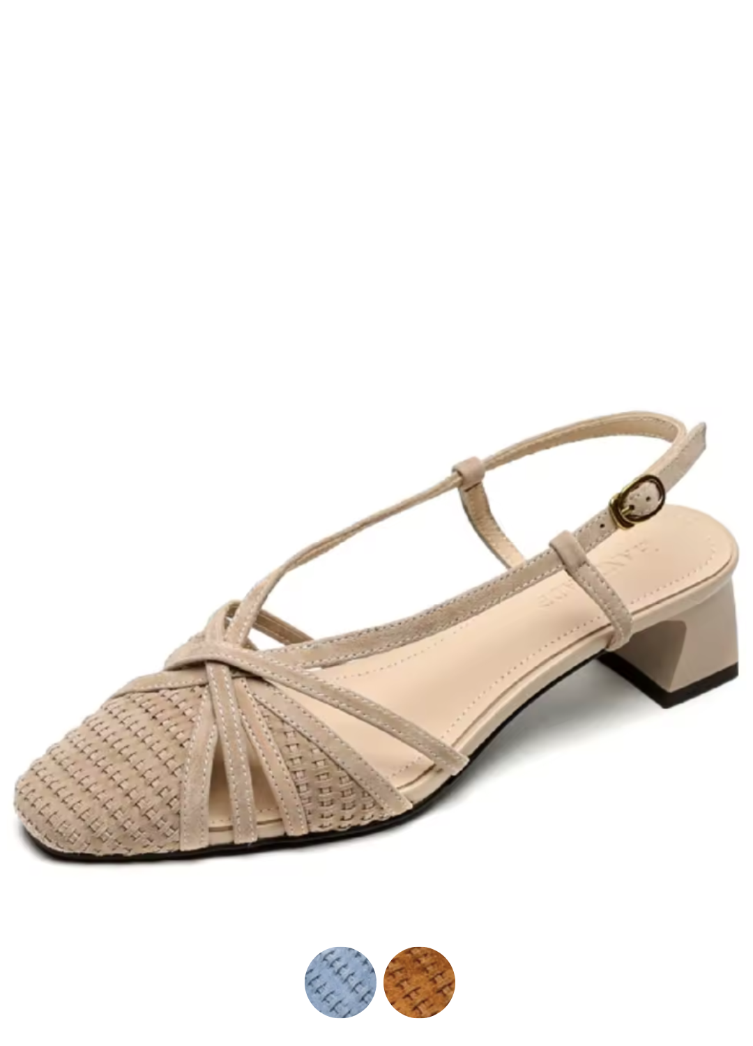 USS Shoes Elsa Women's Suede Leather Narrow Band T-Strap Sandals
