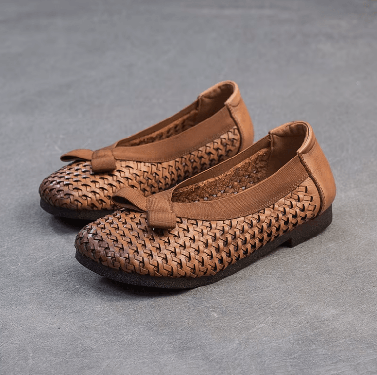 USS Shoes Ely Women's Versatile Breathable Leather Comfortable Flats