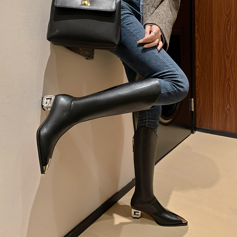 USS Shoes Esnevi Women's Fashion Pointed Toe Boots - Luxuryurbanwear