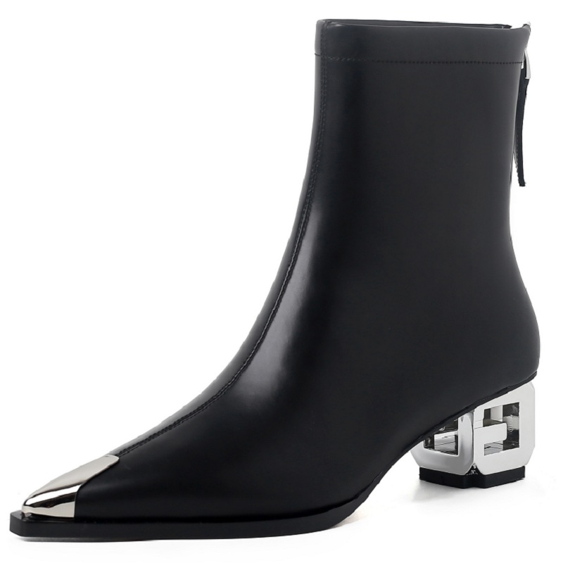 USS Shoes Esnevi Women's Fashion Pointed Toe Boots - Luxuryurbanwear