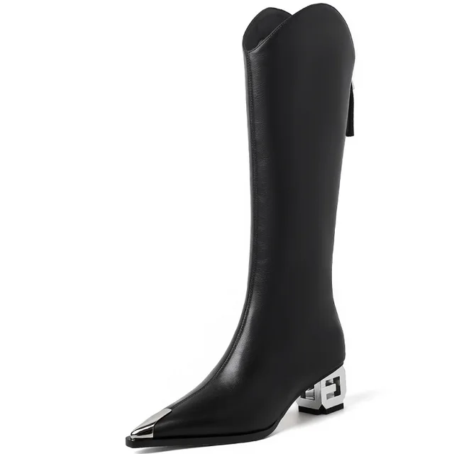 USS Shoes Esnevi Women's Fashion Pointed Toe Boots - Luxuryurbanwear