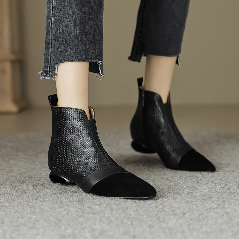 USS Shoes Francis Women's Leather Elegant Ankle Boots