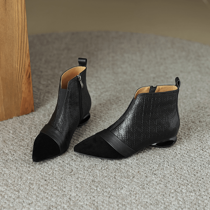 USS Shoes Francis Women's Leather Elegant Ankle Boots