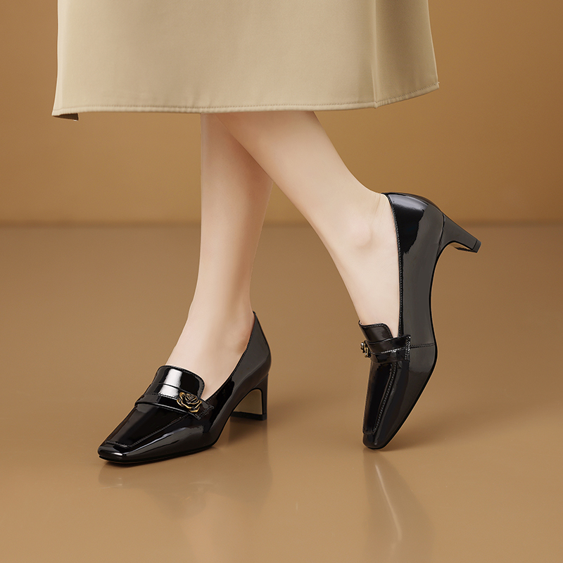 USS Shoes Gimena Women's Casual Square Toe Pumps - Luxuryurbanwear