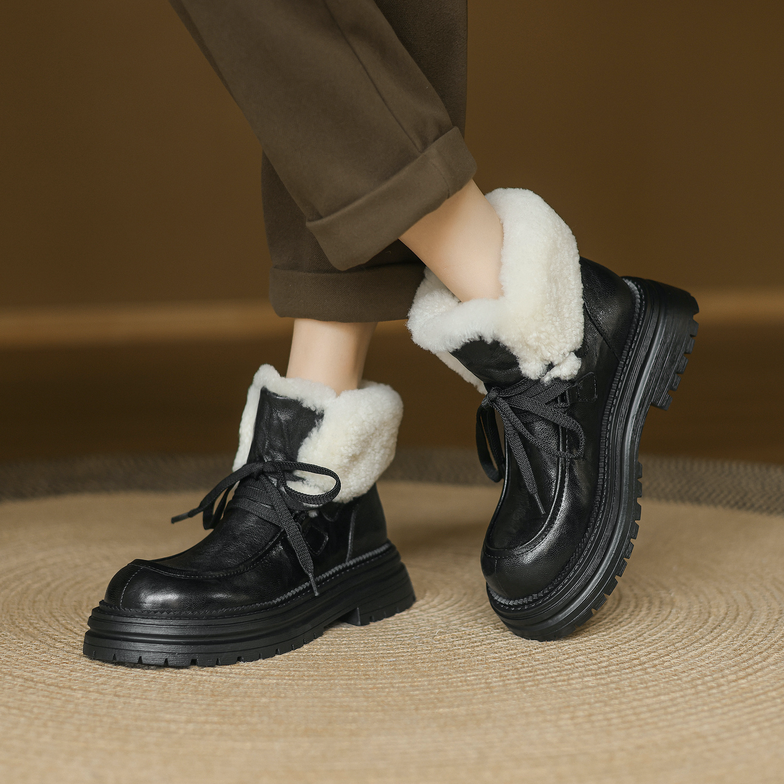 USS Shoes Gina Women's Round Toe Ankle Boots - Luxuryurbanwear