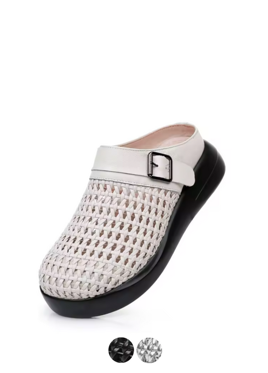 USS Shoes Ginni Women's Leather Soft Sole Platform Mules