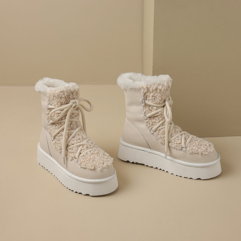 USS Shoes Hana Women's Snow Platform Boots - Luxuryurbanwear