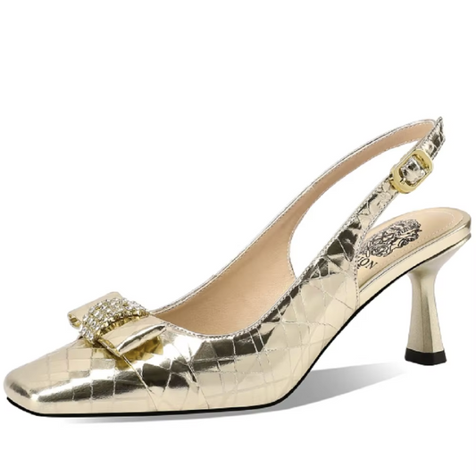 LUW Shoes Herminia Women's Medium Heels Dress Leather Sandals