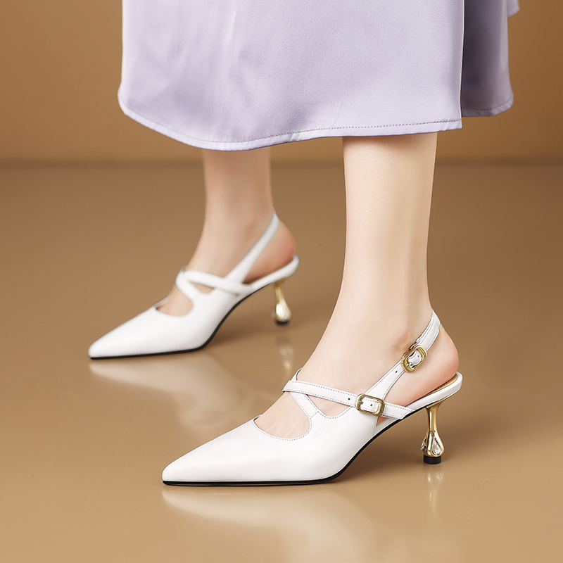 USS Shoes Herminia Women's Pointed Toe Leather Pumps - Luxuryurbanwear