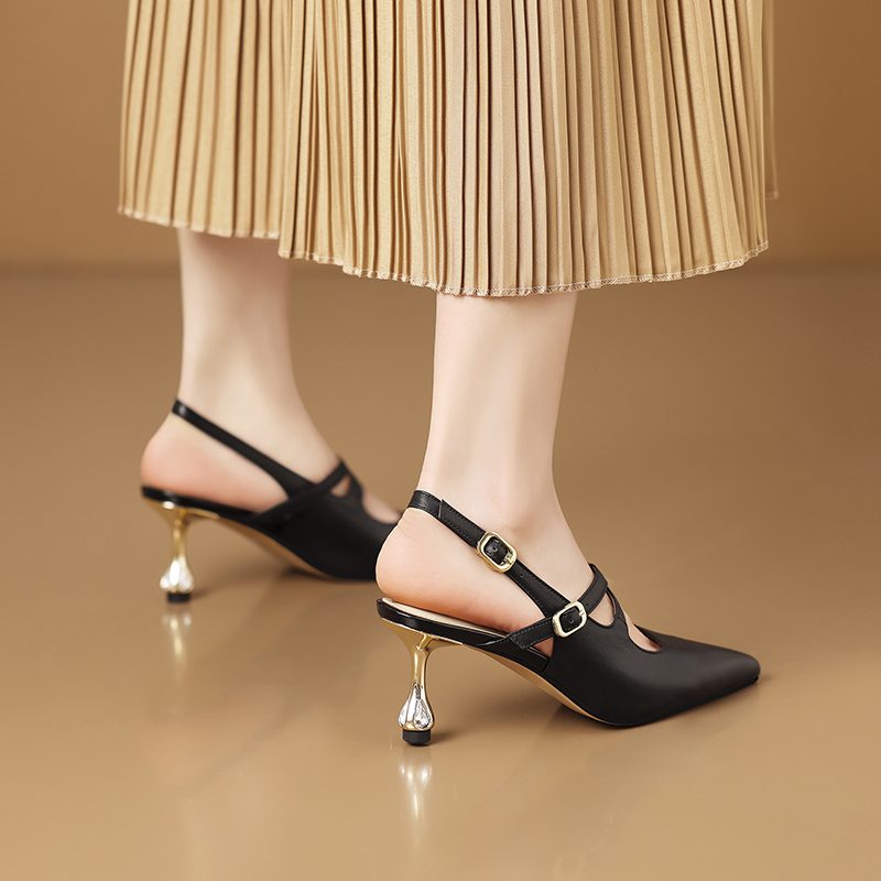 USS Shoes Herminia Women's Pointed Toe Leather Pumps - Luxuryurbanwear