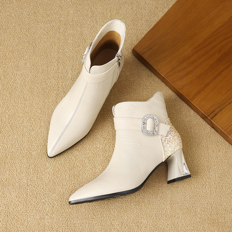 USS Shoes Hollyn Women's Dress Buckle Ankle Boots - Luxuryurbanwear