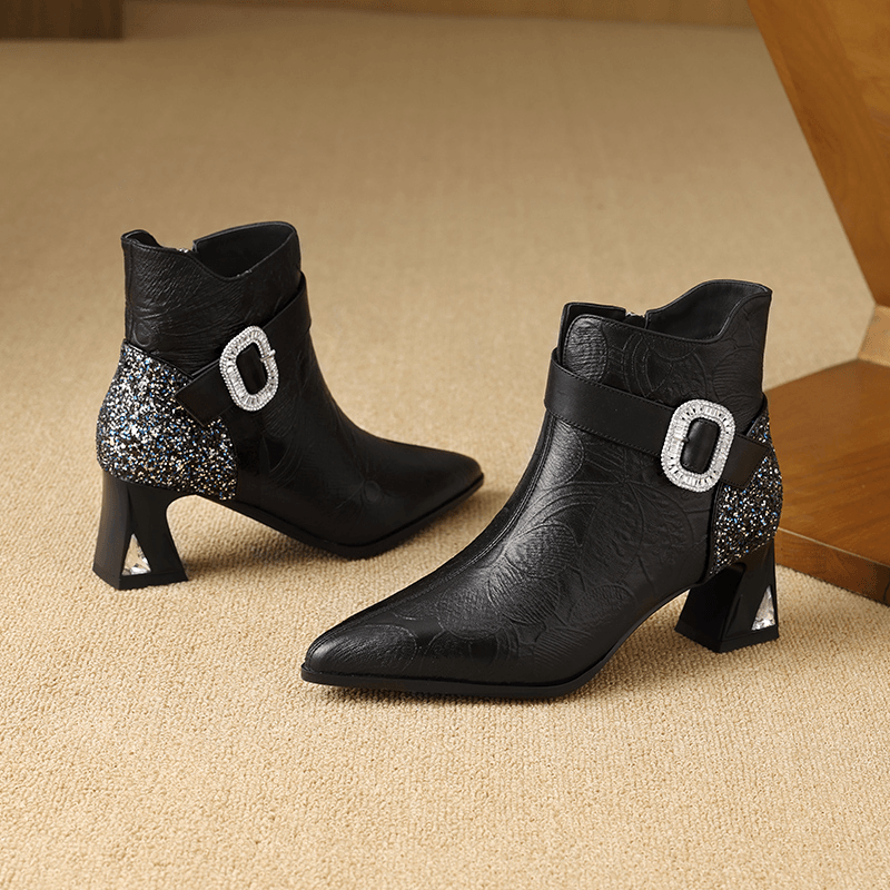 USS Shoes Hollyn Women's Dress Buckle Ankle Boots