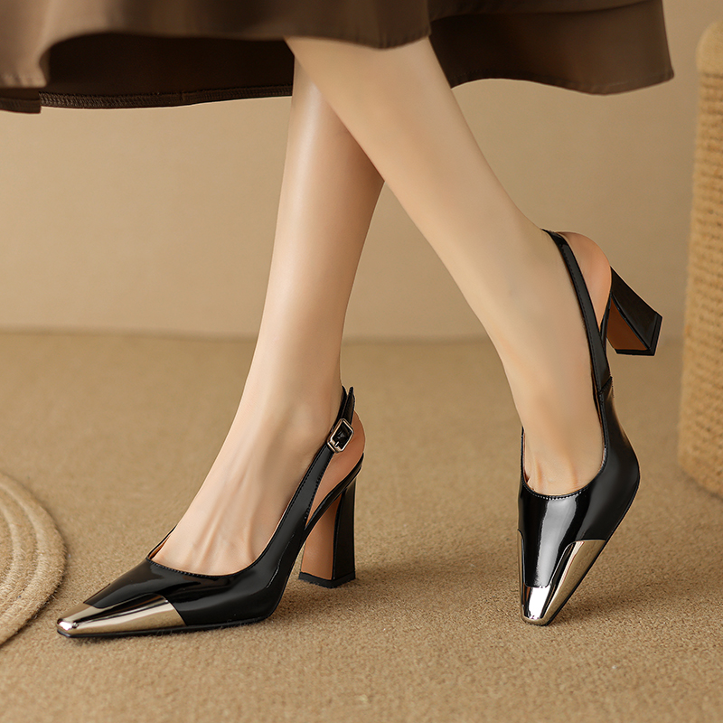 USS Shoes Irene Women's Dress Heels High Leather Pumps - Luxuryurbanwear