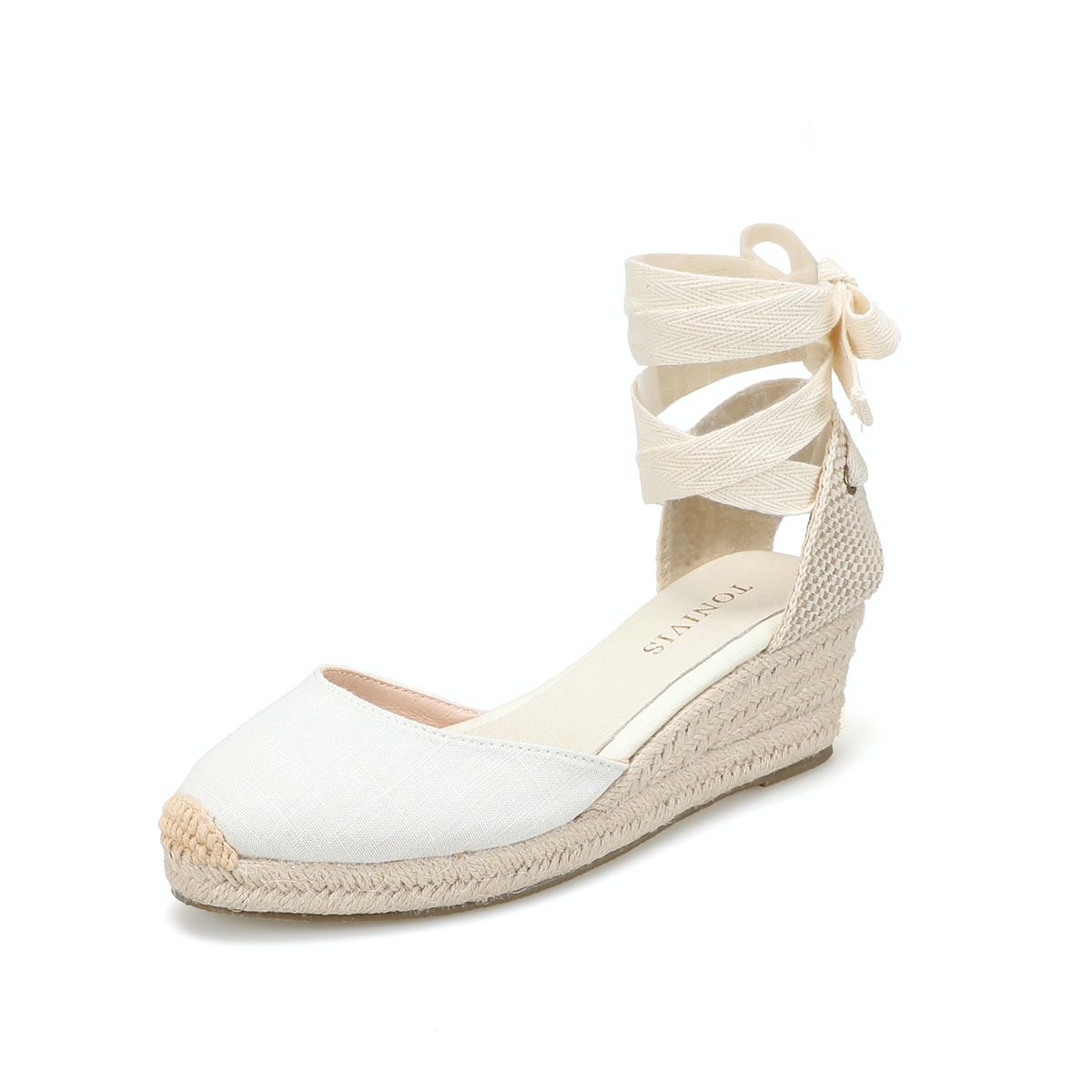 USS Shoes Isabel Women's Lace Up Wedges Sandals - Luxuryurbanwear