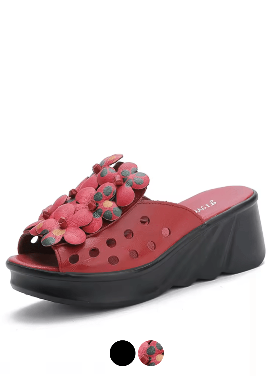 USS Shoes Jimena Women's Leather Platform Wedge Sandals