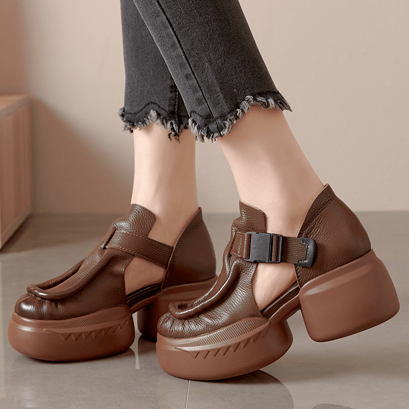 USS Shoes Joe Women's Thick Sole Platform Shoes