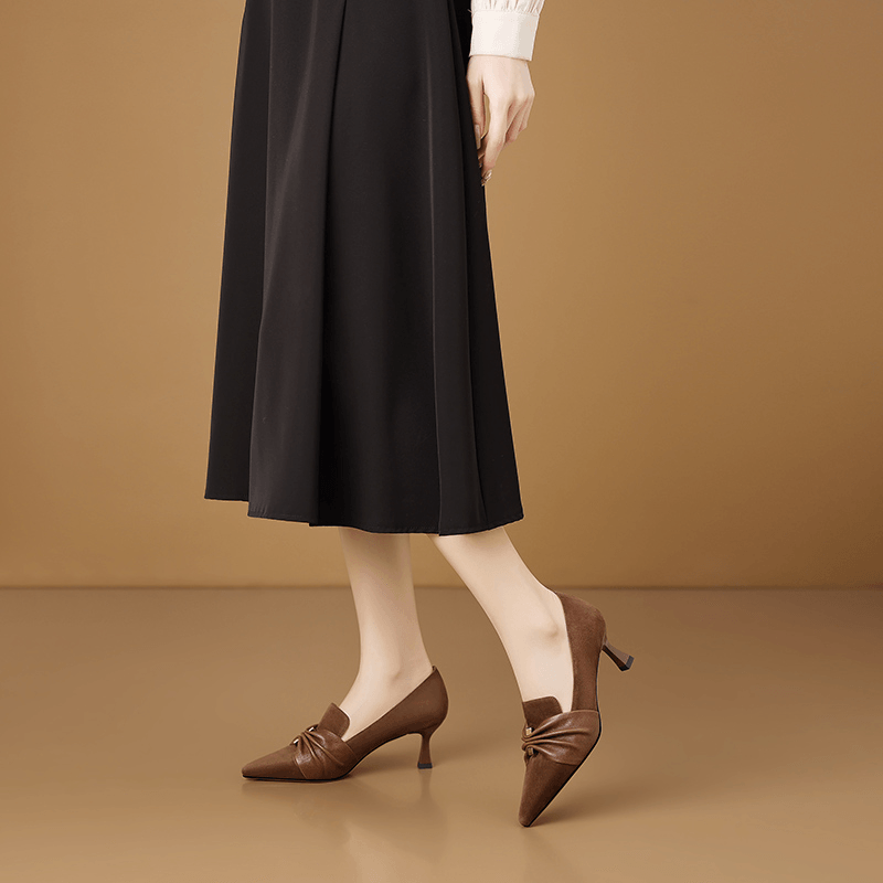 USS Shoes Julia Women's Handmade Elegant Suede Pumps