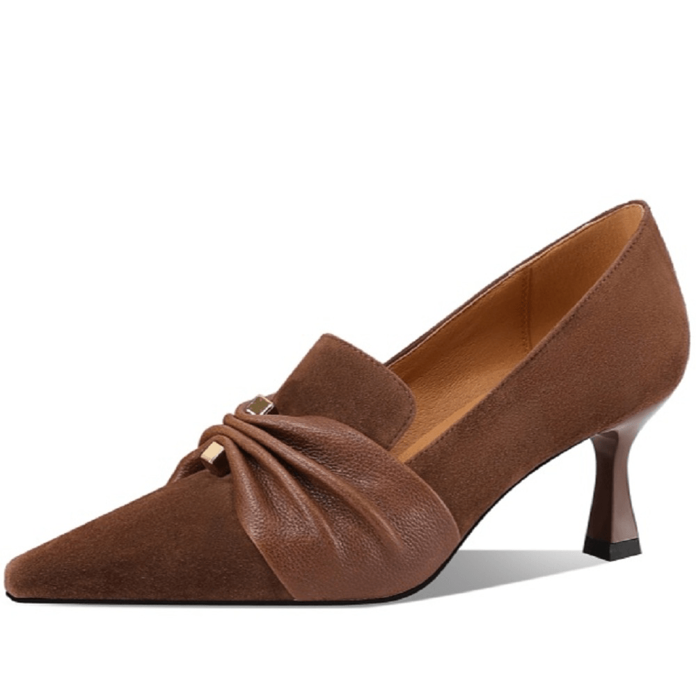 USS Shoes Julia Women's Handmade Elegant Suede Pumps