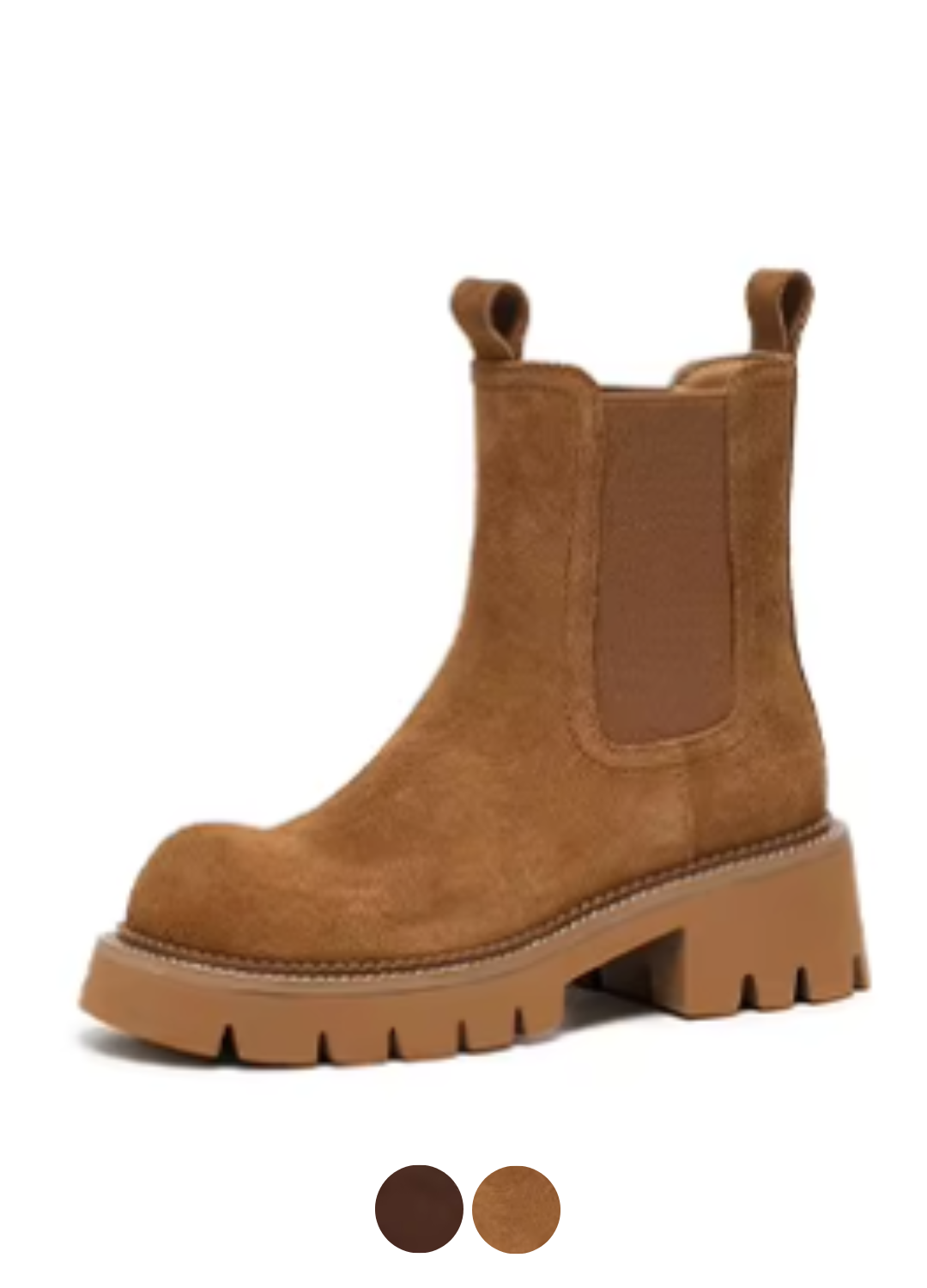 USS Shoes Kai Women's Cow Suede Chelsea Elastic Band Boots - Luxuryurbanwear