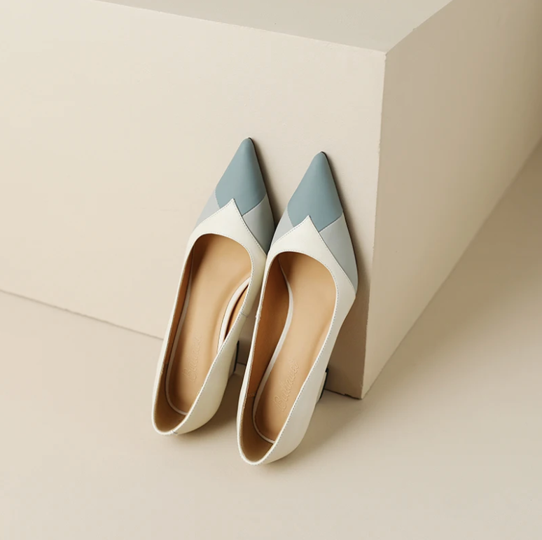 USS Shoes Kamila Women's Leather Casual Pointed Toe Pumps - Luxuryurbanwear