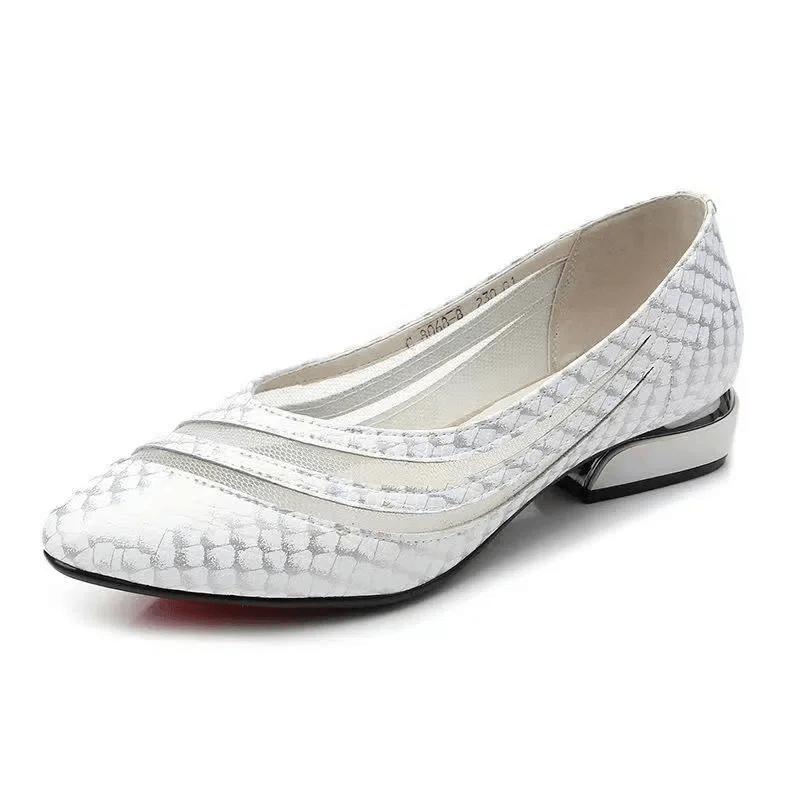 USS Shoes Kelly Women's Square Heel Pumps Sale Drop White (Size 6.5) - Luxuryurbanwear