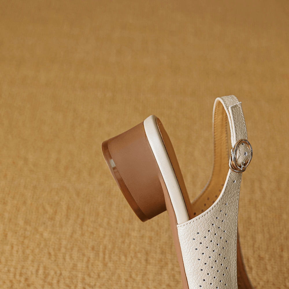 USS Shoes Lariza Women's Slingback Leather Flower Sandals