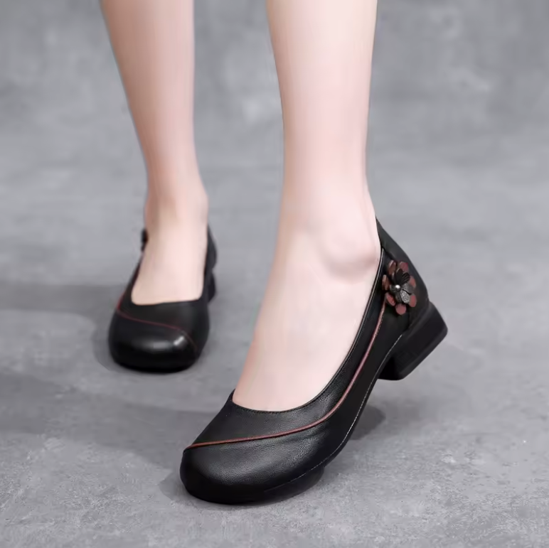 USS Shoes Laura Women's Classic Soft Leather Flats - Luxuryurbanwear
