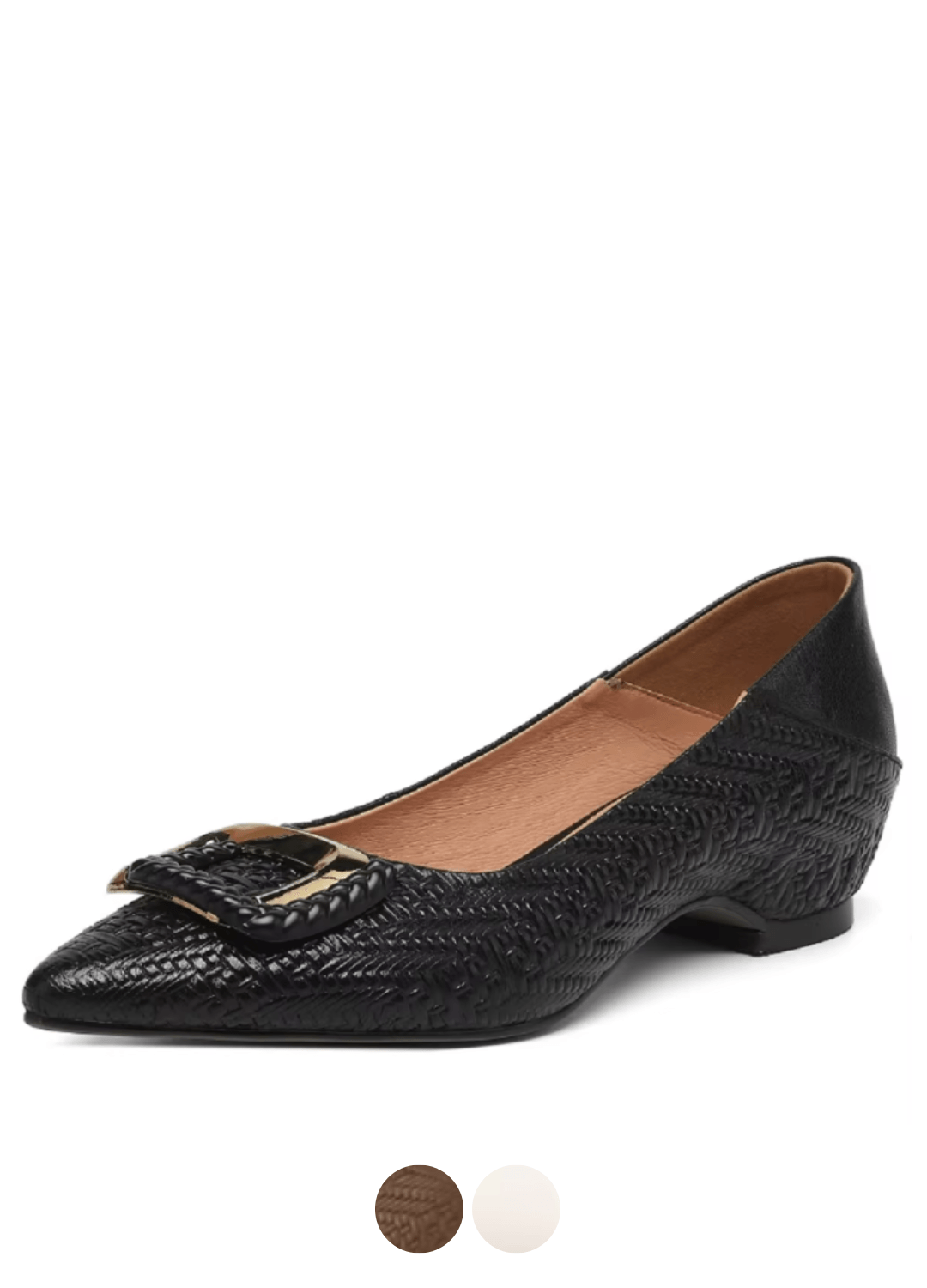 USS Shoes Laura Women's Soft  Leather Buckled Pointed Toe Pumps