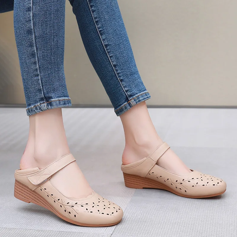 USS Shoes Laura Women's Wedges Heel Sandals - Luxuryurbanwear