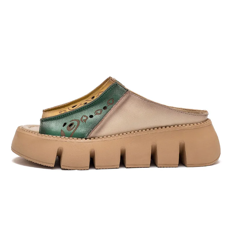 USS Shoes Leonida Women's Slippers Wedges - Luxuryurbanwear