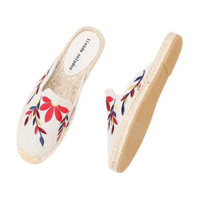 USS Shoes Libia Women's Espadrilles Hemp Summer Mules - Luxuryurbanwear