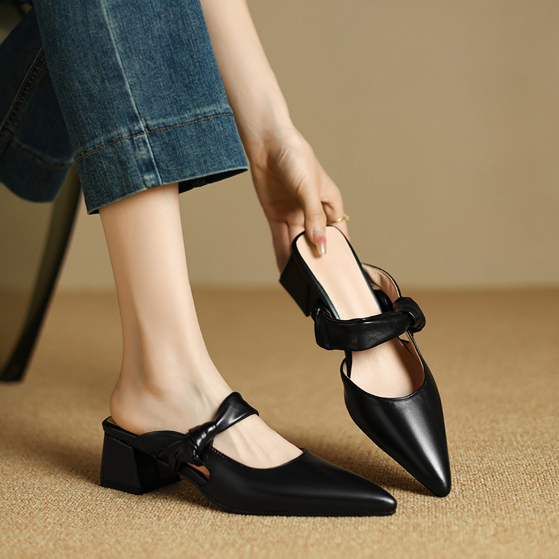 USS Shoes Lina Women's Leather Dress Pumps - Luxuryurbanwear