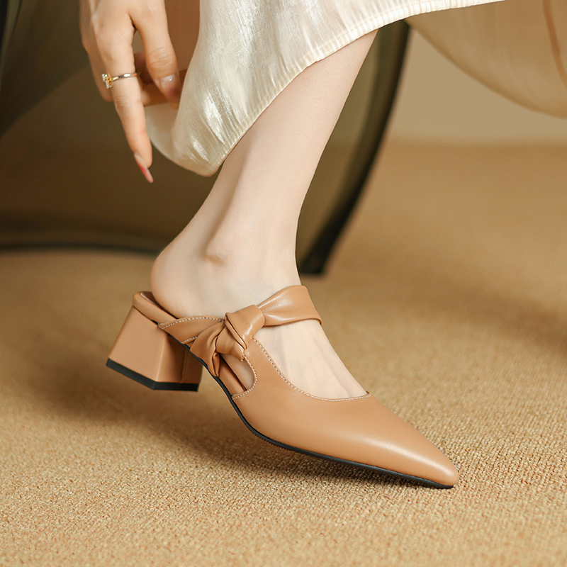 USS Shoes Lina Women's Leather Dress Pumps - Luxuryurbanwear