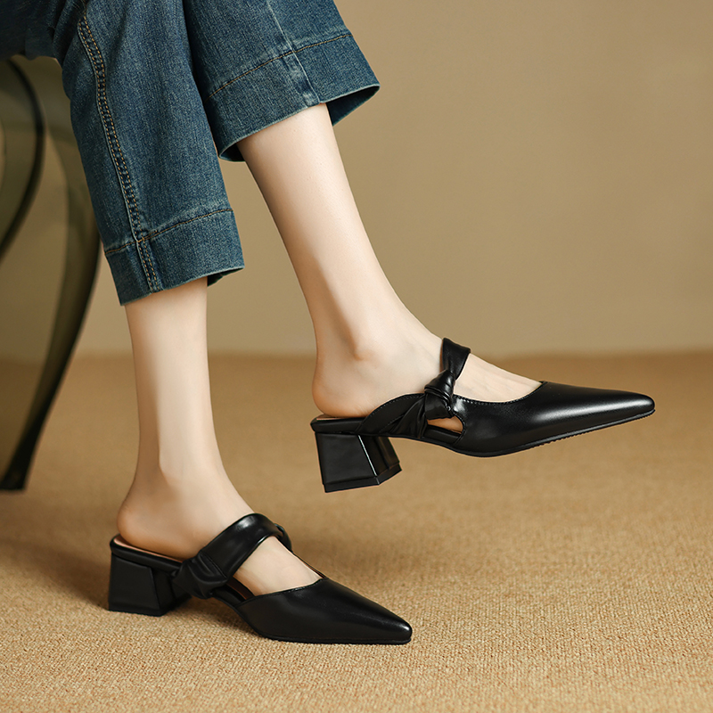 USS Shoes Lina Women's Leather Dress Pumps - Luxuryurbanwear
