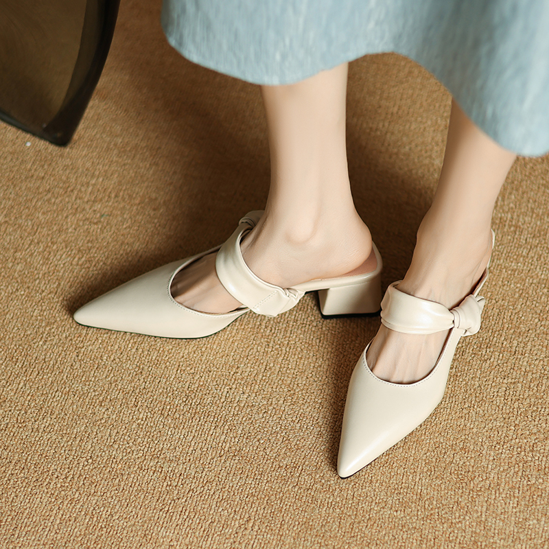 USS Shoes Lina Women's Leather Dress Pumps - Luxuryurbanwear