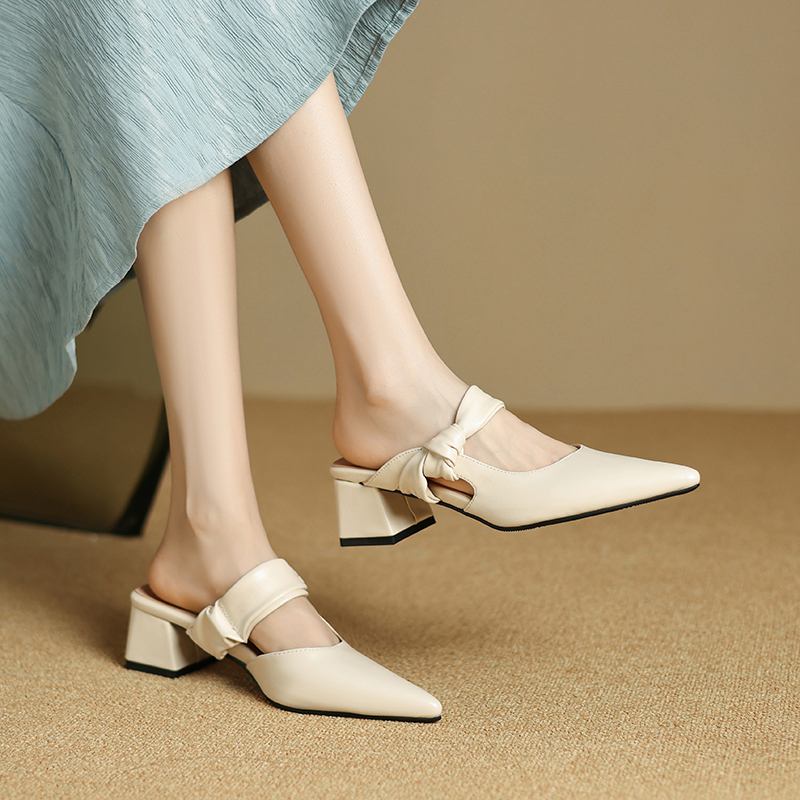USS Shoes Lina Women's Leather Dress Pumps - Luxuryurbanwear