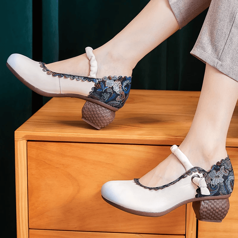 USS Shoes Lina Women's Spring Flower Pumps Shoes