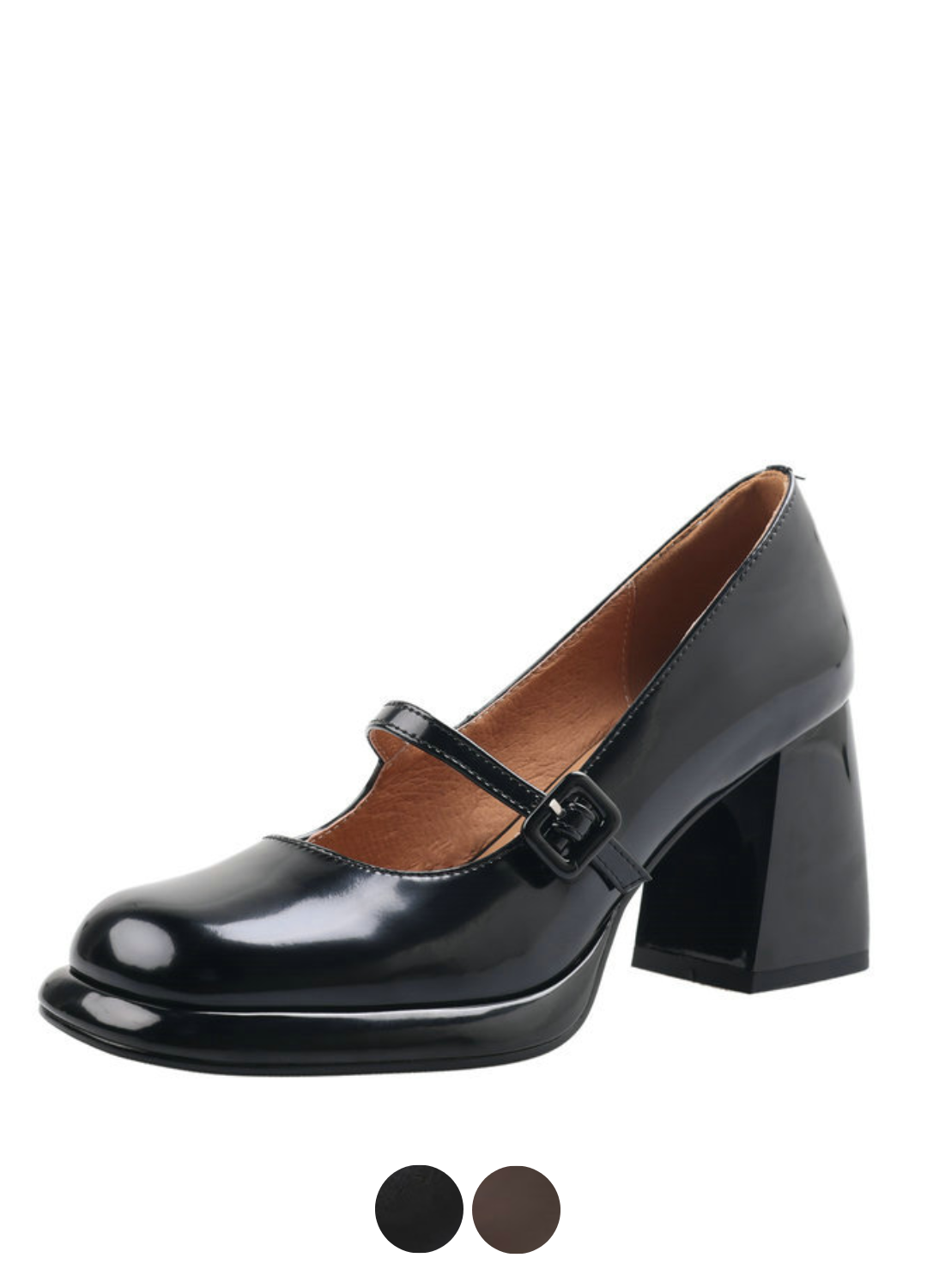 USS Shoes Lina Women's Thick High Heel Court Pumps - Luxuryurbanwear