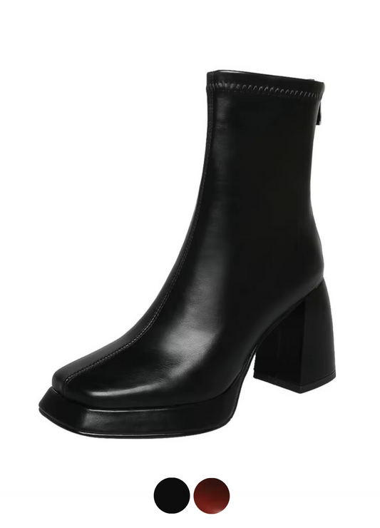 USS Shoes Lola Women's Mid-Calf Stretch Boots - Luxuryurbanwear
