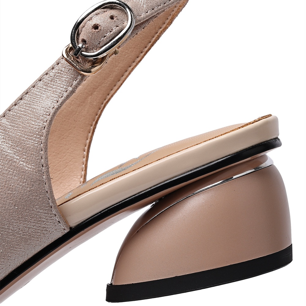 USS Shoes Luciana Women's Back Strap Pointed Toe Pumps - Luxuryurbanwear