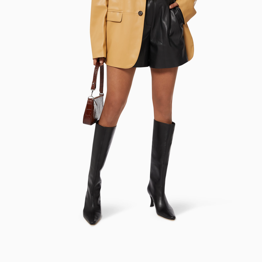 USS Shoes Lucrecia Women's Leather Long Boots - Luxuryurbanwear