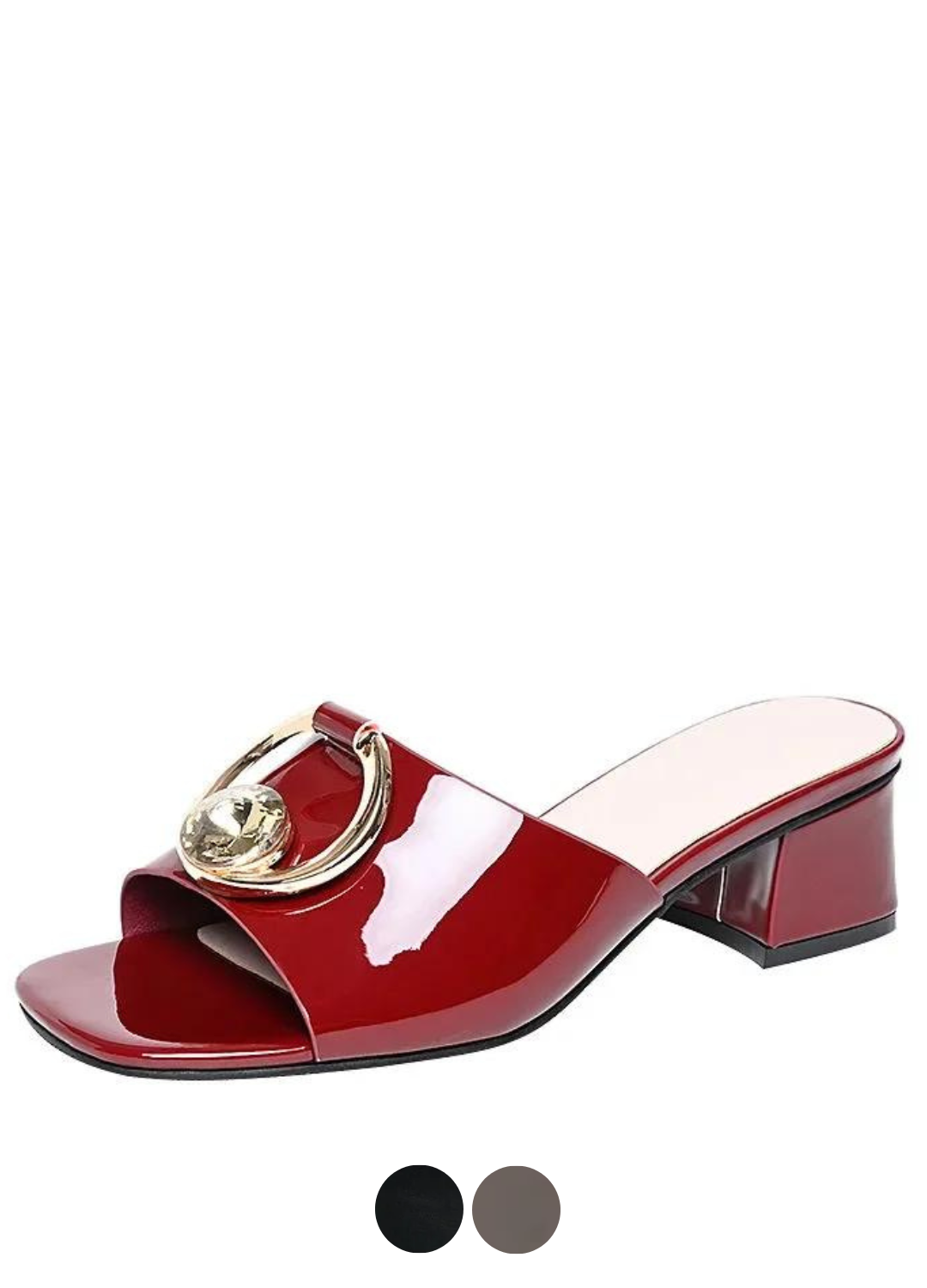 USS Shoes Lucy Women's Patent Leather Sandals - Luxuryurbanwear