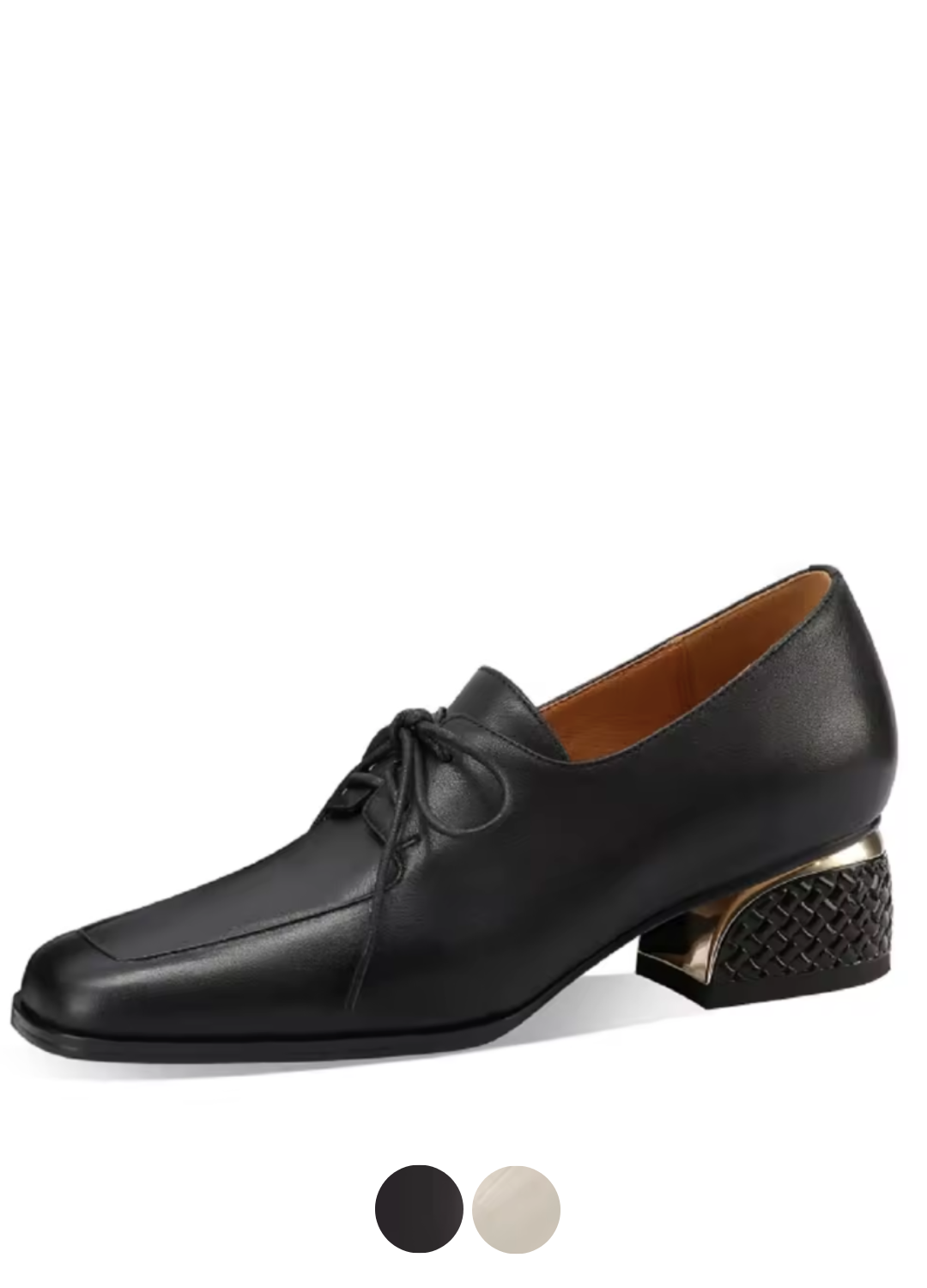 USS Shoes Luigi Women's Leather Cross-Tied Pumps - Luxuryurbanwear
